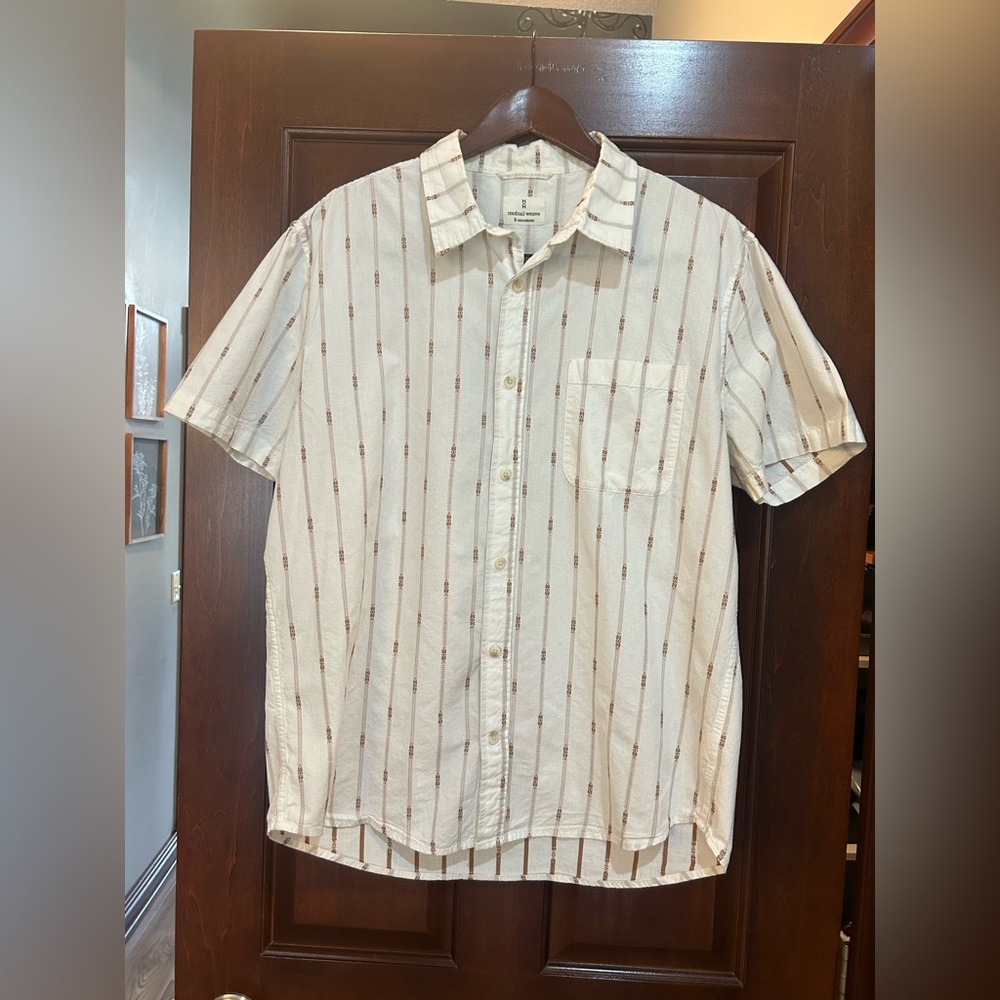 Mutual Weave 100% Cotton Button Down Shirt size XL